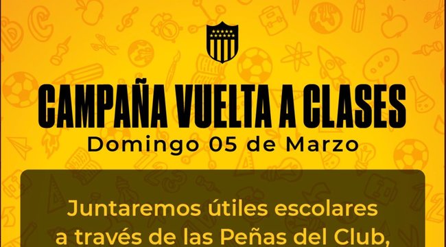 imagen de ¡Vuelta a clases con Peñarol!