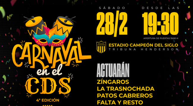 imagen de ¡Vuelve el carnaval al Campeón del Siglo!