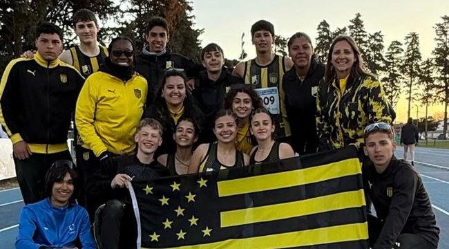 imagen de Destacada actuación del atletismo de Peñarol en Argentina
