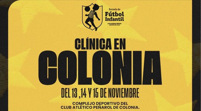 imagen de ¡La Escuelita de Fútbol Infantil de Peñarol llega a Colonia!